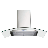 PARMCO 90CM S/S CURVED-GLASS RANGE HOOD *NEW*