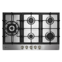 PARMCO 77CM S/S GAS HOB *NEW* 7YR WTY!