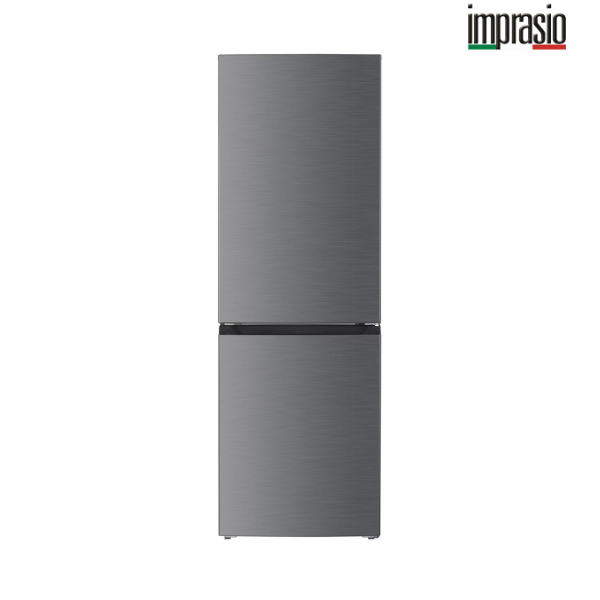 Imprasio 253L Fridge Freezer Stainless Steel