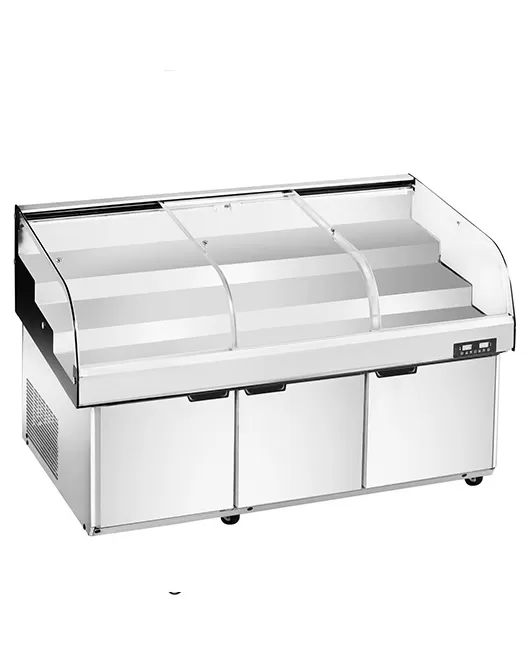 Stainless Triple Door With Double Display 2515mm