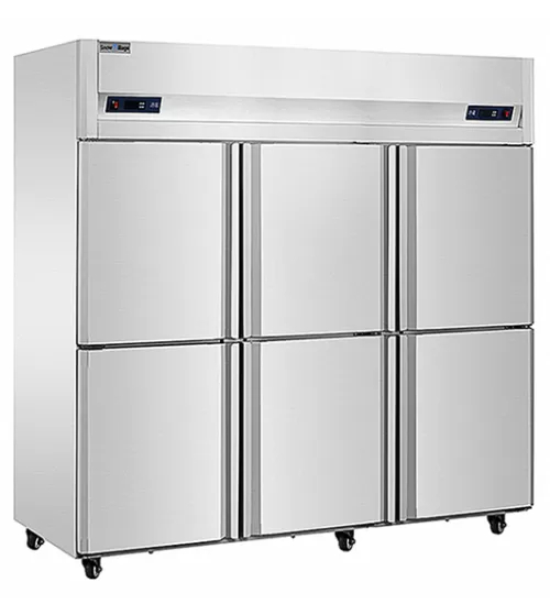 Stainless Steel Six Door Freezer