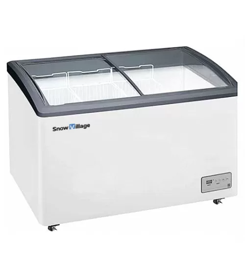  Glass Sliding Lids Dual Temperature Chest Freezer