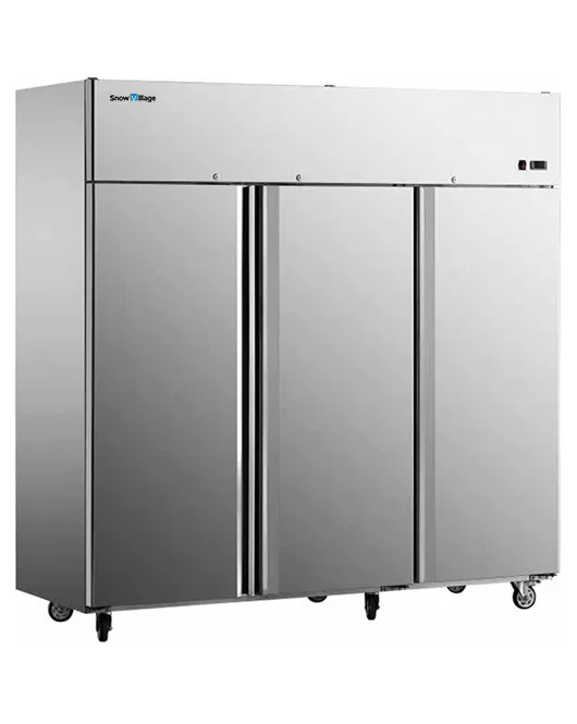 Stainless Steel Triple Door Freezer 