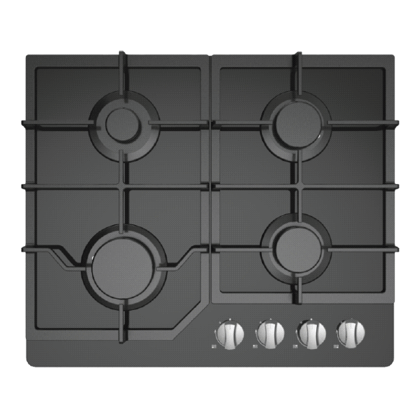 MIDEA 60CM BLK-GLASS GAS HOB *NEW* SABAF® BURNERS!