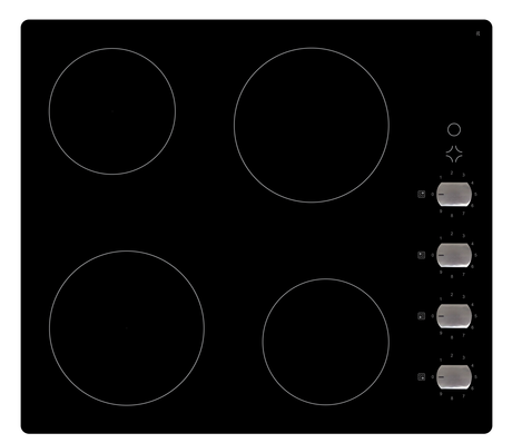 EUROTECH 60CM CERAMIC HOB W/KNOBS *NEW* 2YR WTY!